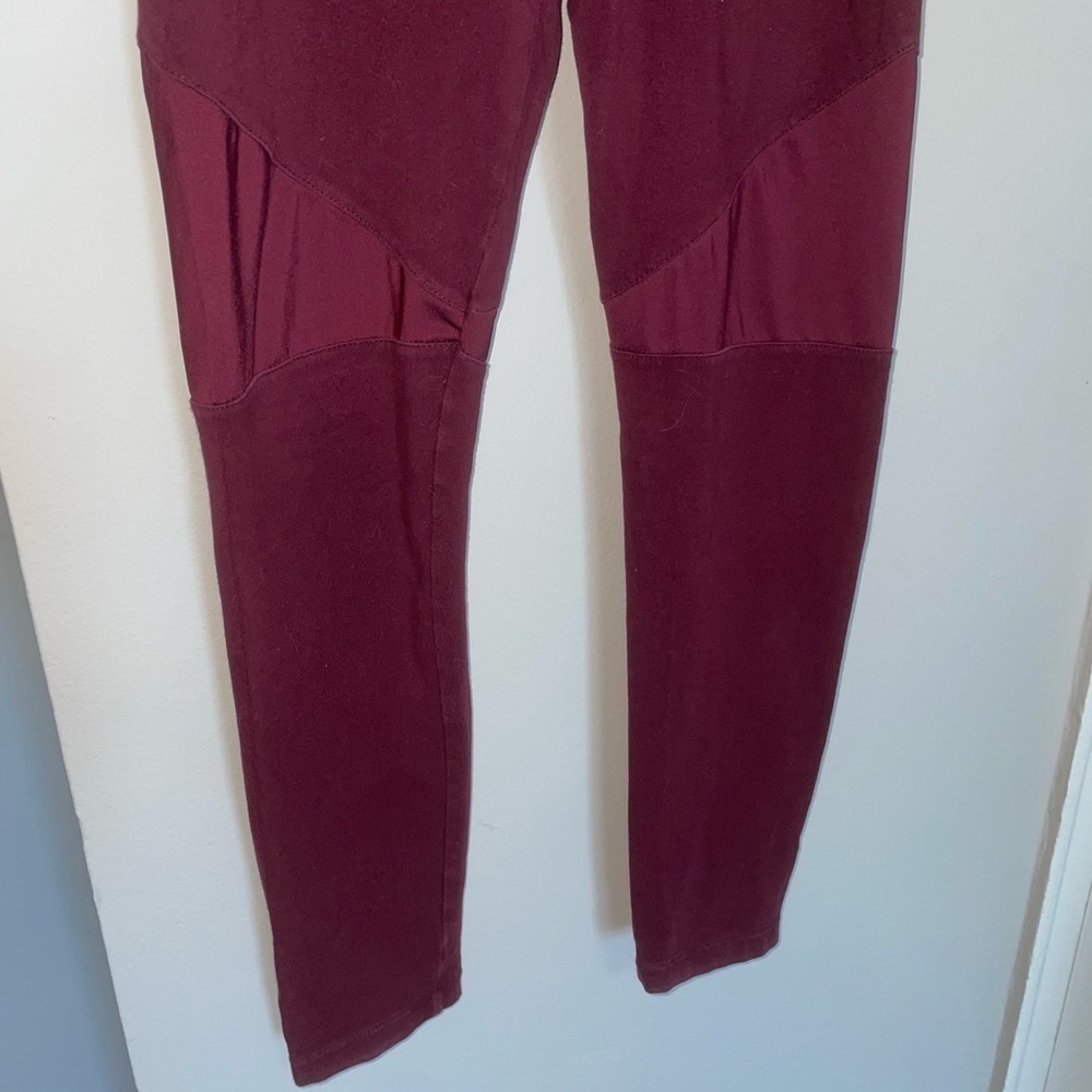 Adidas Burgundy Gym Pants - Picture 3 of 11